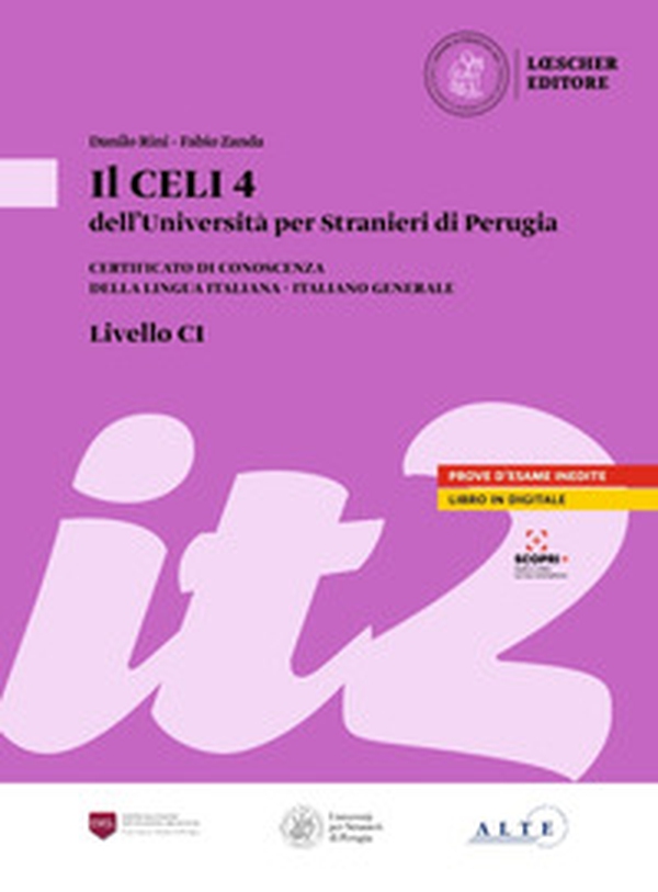 Il Celi dell'Università per Stranieri di Perugia. Certificato di conoscenza della lingua italiana. Italiano generale. CELI 4 (C1) - Librerie.coop Il Celi dell'Università per Stranieri di Perugia. Certificato di conoscenza della lingua italiana. Italiano generale. CELI 4 (C1) - Librerie.coop