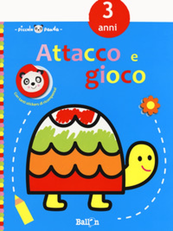 Piccolo panda. Attacco e gioco. 3 anni. Con adesivi (blu) - Librerie.coop Piccolo panda. Attacco e gioco. 3 anni. Con adesivi (blu) - Librerie.coop