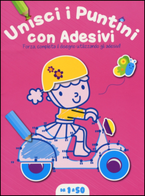 Unisci i puntini. Copertina rosa (1-50). Con adesivi - Librerie.coop Unisci i puntini. Copertina rosa (1-50). Con adesivi - Librerie.coop