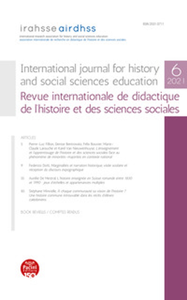 International journal for history and social sciences education - Vol. 6 - Librerie.coop International journal for history and social sciences education - Vol. 6 - Librerie.coop