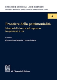 Frontiere della patrimonialità. Itinerari di ricerca sul rapporto tra persona e res - Librerie.coop Frontiere della patrimonialità. Itinerari di ricerca sul rapporto tra persona e res - Librerie.coop