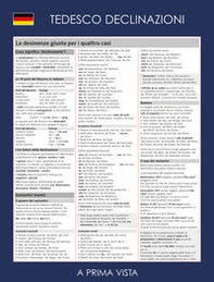 Scheda a prima vista: tedesco declinazioni - Librerie.coop Scheda a prima vista: tedesco declinazioni - Librerie.coop