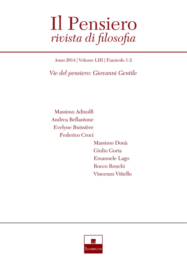 Vie del pensiero: Giovanni Gentile (2014) - Librerie.coop Vie del pensiero: Giovanni Gentile (2014) - Librerie.coop