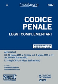 Codice penale e leggi complementari. Ediz. minor - Librerie.coop
