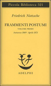 Frammenti postumi - Vol. 1 - Librerie.coop
