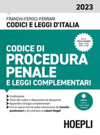 Codice di procedura penale e leggi complementari 2023 - Librerie.coop