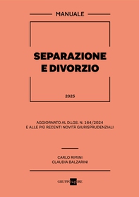 Separazione e divorzio 2025 - Librerie.coop