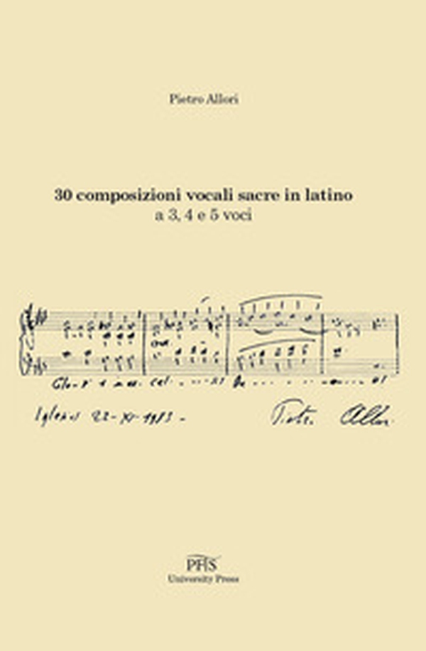 Trenta composizioni vocali sacre in latino - Librerie.coop