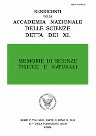 Memorie di scienze fisiche e naturali. Serie V. Rendiconti della Accademia Nazionale delle Scienze detta dei XL - Librerie.coop