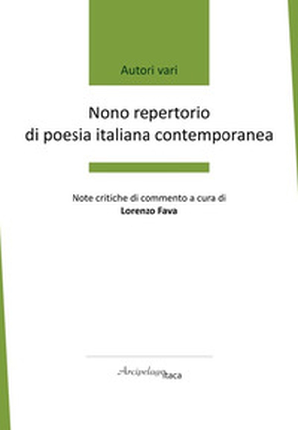 Nono repertorio di poesia italiana contemporanea - Librerie.coop Nono repertorio di poesia italiana contemporanea - Librerie.coop