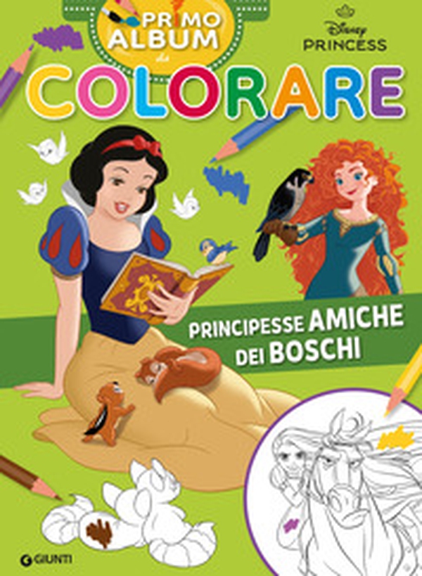 Principesse amiche dei boschi. Primo album da colorare - Librerie.coop Principesse amiche dei boschi. Primo album da colorare - Librerie.coop