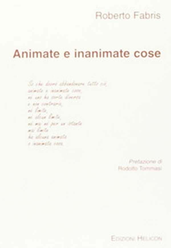 Animate e inanimate cose - Librerie.coop
