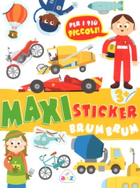 Brum brum. Maxi sticker. Con adesivi - Librerie.coop