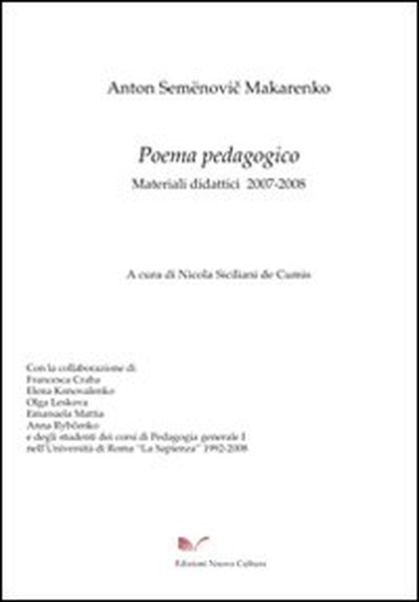 Poema pedagogico. Materiali didattici 2007-2008 - Librerie.coop Poema pedagogico. Materiali didattici 2007-2008 - Librerie.coop