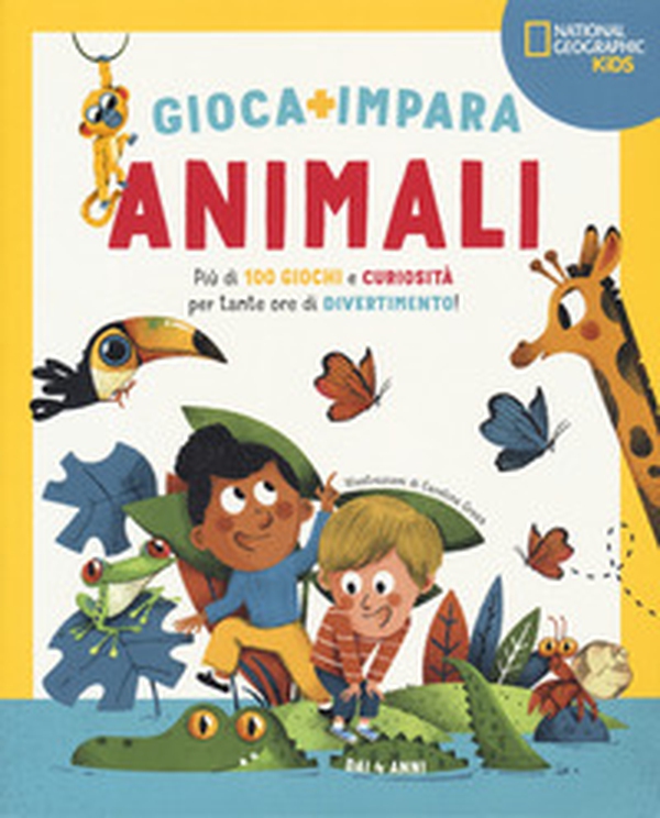 Animali. Più di 100 giochi e curiosità per tante ore di divertimento. Gioca e impara - Librerie.coop Animali. Più di 100 giochi e curiosità per tante ore di divertimento. Gioca e impara - Librerie.coop