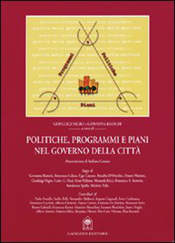 Politiche, programmi e piani nel governo della città - Librerie.coop Politiche, programmi e piani nel governo della città - Librerie.coop