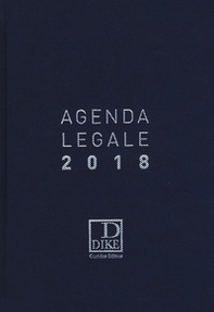 Agenda legale 2018. Ediz. blu. Ediz. maior - Librerie.coop
