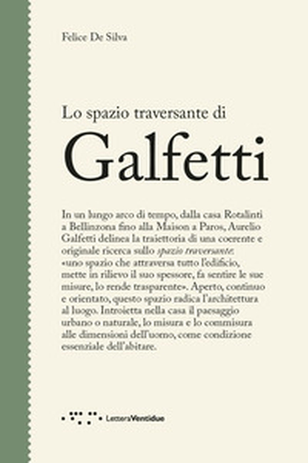 Lo spazio traversante di Galfetti - Librerie.coop