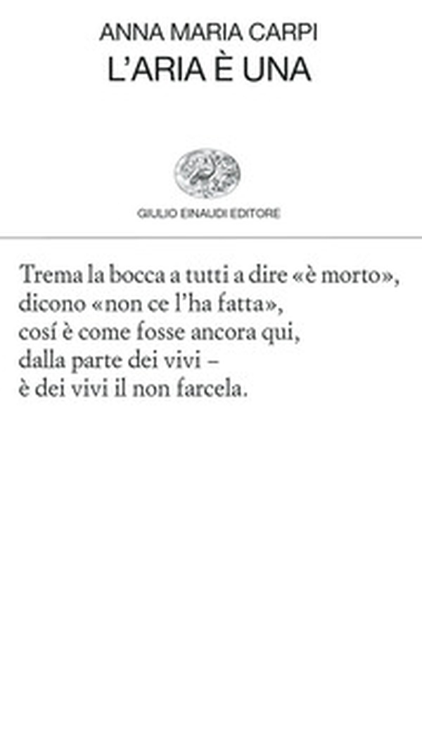 L'aria è una - Librerie.coop L'aria è una - Librerie.coop