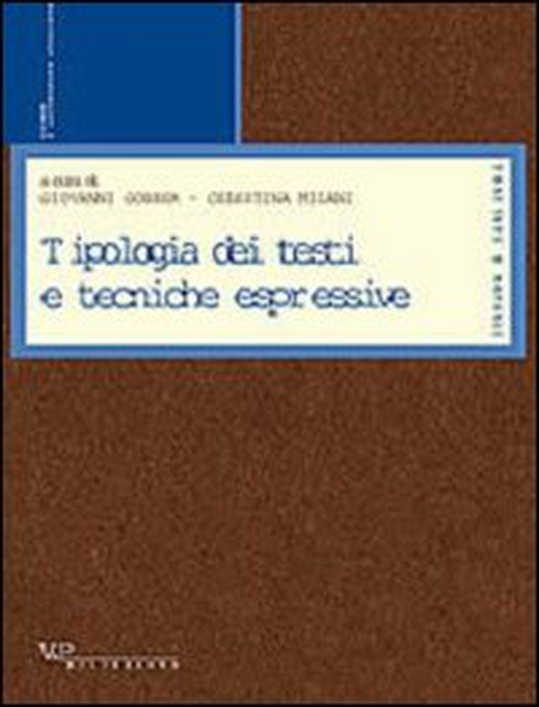 Tipologia dei testi e tecniche espressive - Librerie.coop Tipologia dei testi e tecniche espressive - Librerie.coop