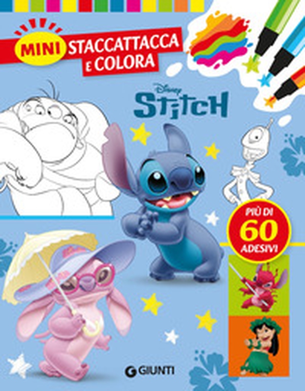 Stitch. Mini. Staccattacca & colora - Librerie.coop