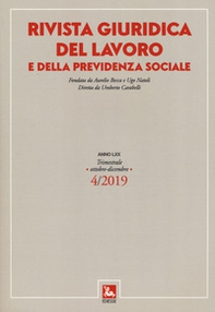 Rivista giuridica del lavoro e della previdenza sociale - Vol. 4 - Librerie.coop