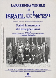La rassegna mensile di Israel - Vol. 88\2-3 - Librerie.coop