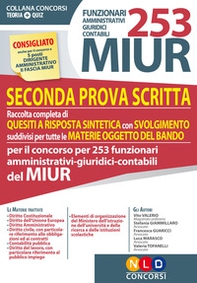 253 funzionari amministrativi giuridico contabili MIUR. Seconda prova scritta - Librerie.coop 253 funzionari amministrativi giuridico contabili MIUR. Seconda prova scritta - Librerie.coop
