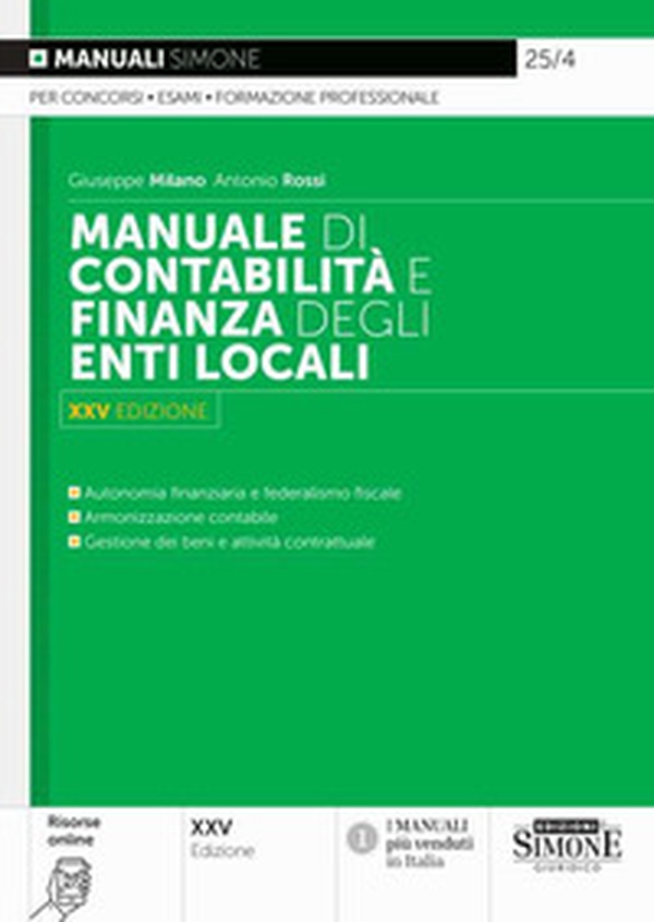 Manuale di contabilità e finanza degli enti locali - Librerie.coop