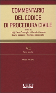 Commentario del codice di procedura civile - Vol. 7\4 - Librerie.coop Commentario del codice di procedura civile - Vol. 7\4 - Librerie.coop