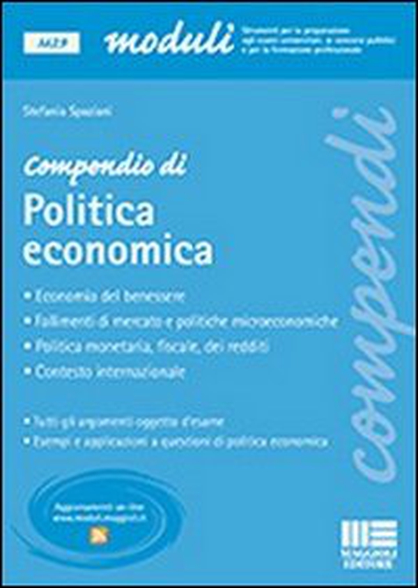Compendio di politica economica - Librerie.coop Compendio di politica economica - Librerie.coop