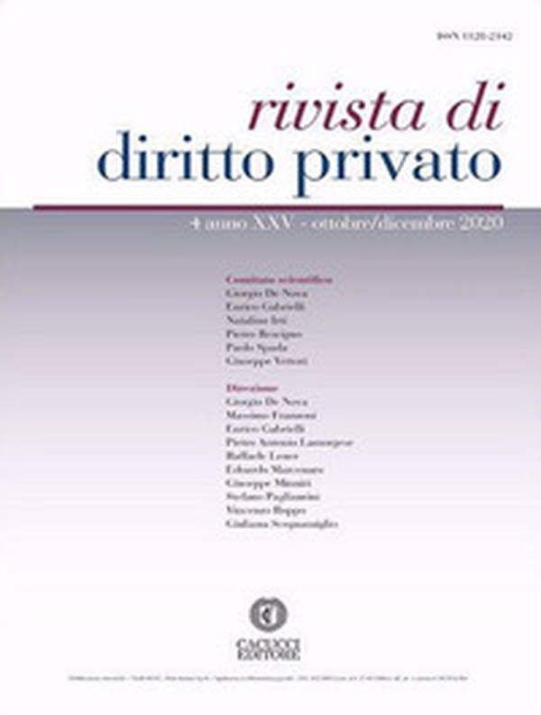 Rivista di diritto privato - Librerie.coop Rivista di diritto privato - Librerie.coop