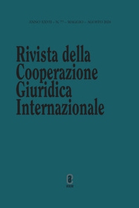 Rivista della Cooperazione Giuridica Internazionale - Vol. 77 - Librerie.coop