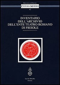 Inventario dell'archivio dell'Ente Teatro Romano di Fiesole - Librerie.coop Inventario dell'archivio dell'Ente Teatro Romano di Fiesole - Librerie.coop