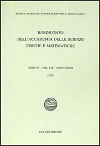Rendiconto dell'Accademia delle scienze fisiche e matematiche. Serie IV - Librerie.coop
