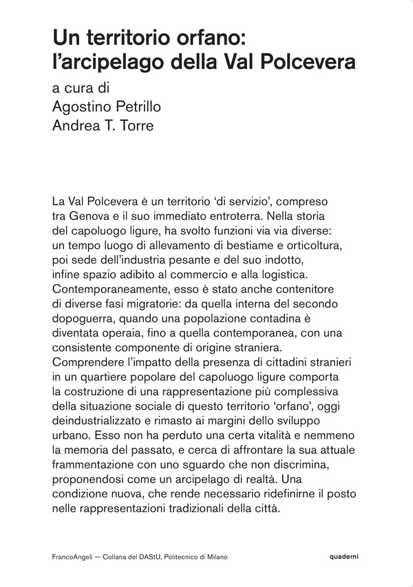 Un territorio orfano: l'arcipelago della Val Polcevera - Librerie.coop Un territorio orfano: l'arcipelago della Val Polcevera - Librerie.coop