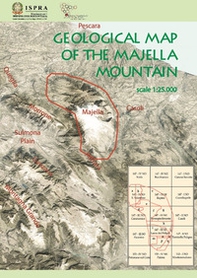 Geological map of the Majella Mountain - Librerie.coop Geological map of the Majella Mountain - Librerie.coop