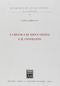 La regola di adeguatezza e il contratto - Librerie.coop