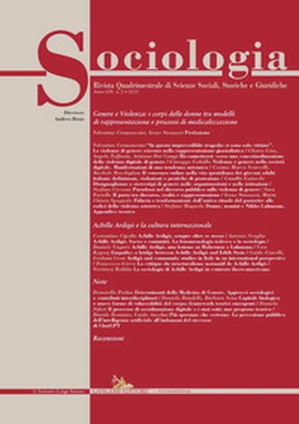 Sociologia. Rivista quadrimestrale di scienze storiche e sociali - Vol. 2 - Librerie.coop Sociologia. Rivista quadrimestrale di scienze storiche e sociali - Vol. 2 - Librerie.coop