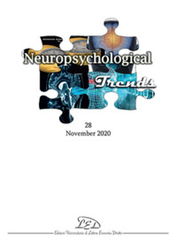 Neuropsychological Trends - Librerie.coop Neuropsychological Trends - Librerie.coop