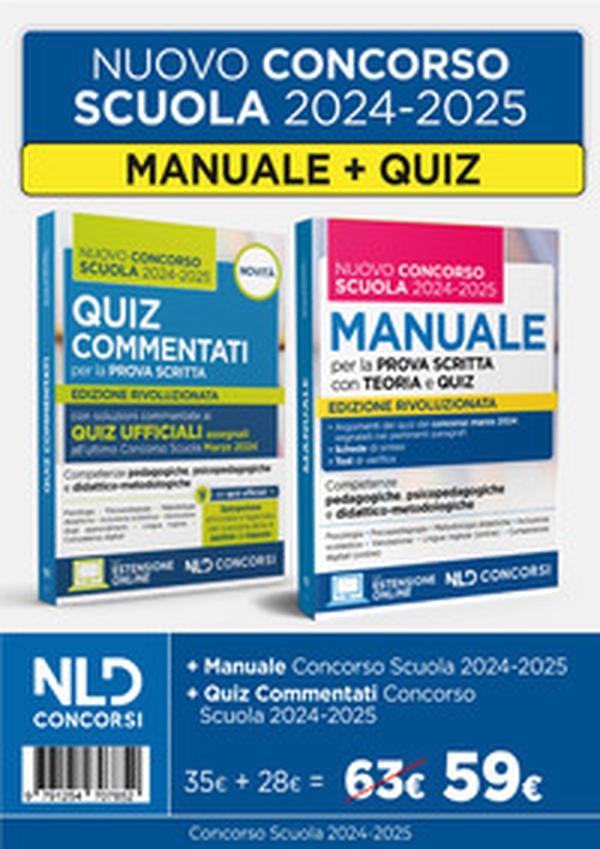 Kit Concorso scuola Manuale + Quiz commentati 2024/2025 - Librerie.coop Kit Concorso scuola Manuale + Quiz commentati 2024/2025 - Librerie.coop
