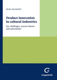 Product innovation in cultural industries. Key challenges, success factors and antecedents - Librerie.coop