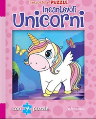 Incantevoli unicorni. Finestrelle in puzzle - Librerie.coop