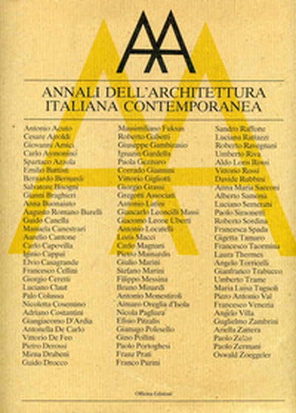 Annali dell'architettura italiana contemporanea (1988-1989) - Librerie.coop