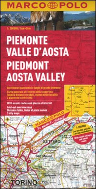 Piemonte, Valle D'Aosta 1:200.000 - Librerie.coop
