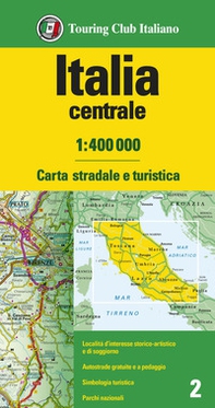 Italia centrale 1:400.000. Carta stradale e turistica - Librerie.coop