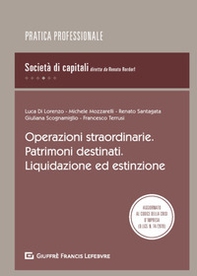 Operazioni straordinarie. Patrimoni destinati. Liquidazione ed estinzione - Librerie.coop