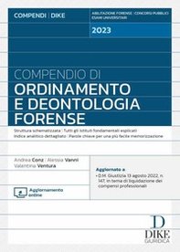 Compendio di ordinamento e deontologia forense - Librerie.coop