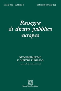 Rassegna di diritto pubblico europeo - Vol. 1 - Librerie.coop