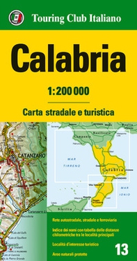 Calabria 1:200.000. Carta stradale e turistica - Librerie.coop